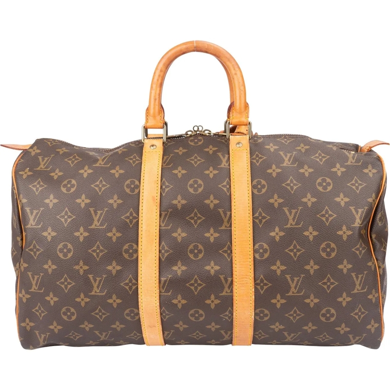 Louis Vuitton Tote Louis Vuitton Canvas Monogram Keepall 45 braun