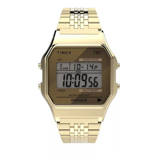 Timex Timex 80 Watch Yellow Gold Digital Watch