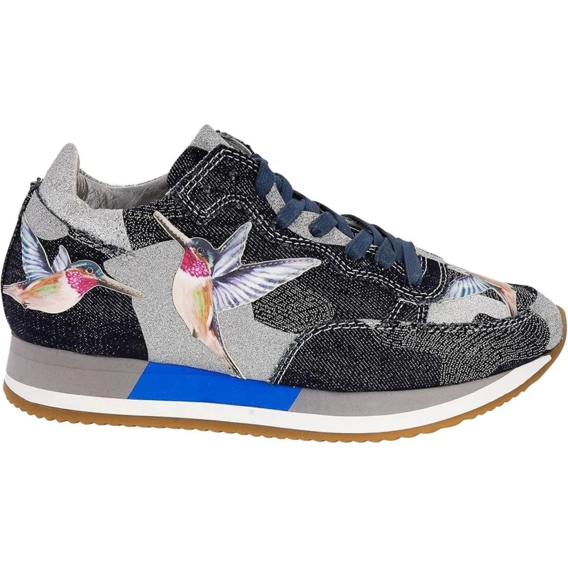 Philippe Model Low-Top-Sneaker Sneakers Etoile Bird Blu mehrfarbig