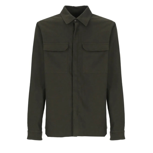 Rick Owens Hemden Work Shirt Green