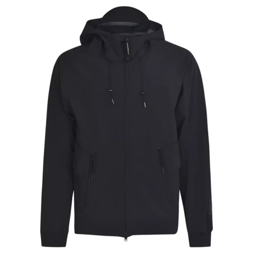 CP Company Black Hooded Zip-Fastening Jacket Black 