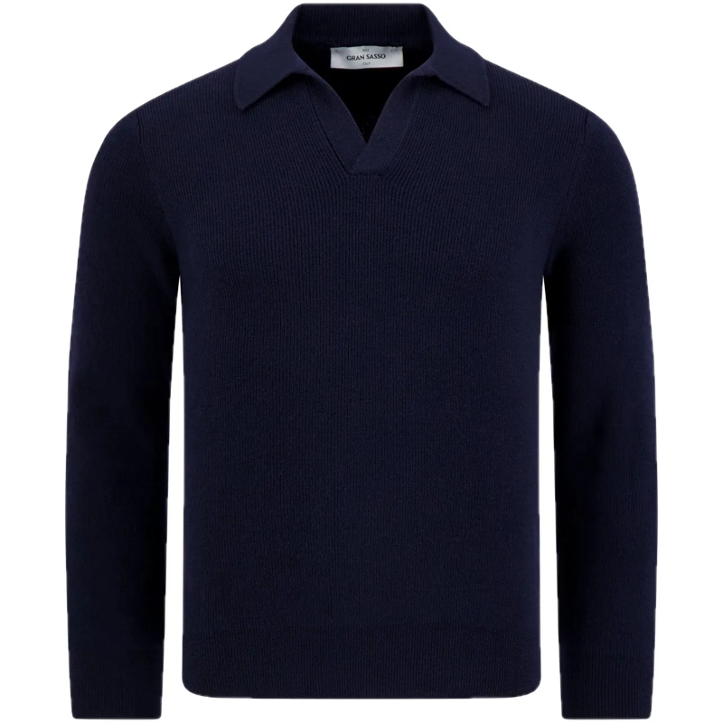 Gran Sasso Pull Trui donkerblauw blau