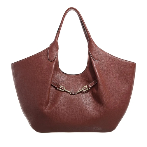 AIGNER Shopper Joan XL Cowhide  Dark Cognac