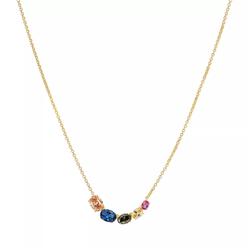 Sif Jakobs Jewellery Ellisse Cinque Necklace Gold Collier moyen