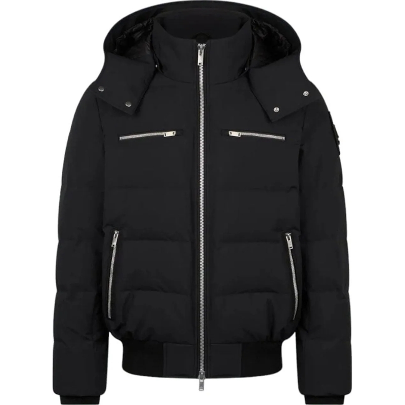 Moose Knuckles Daunenjacke Heren Jas Zwart schwarz