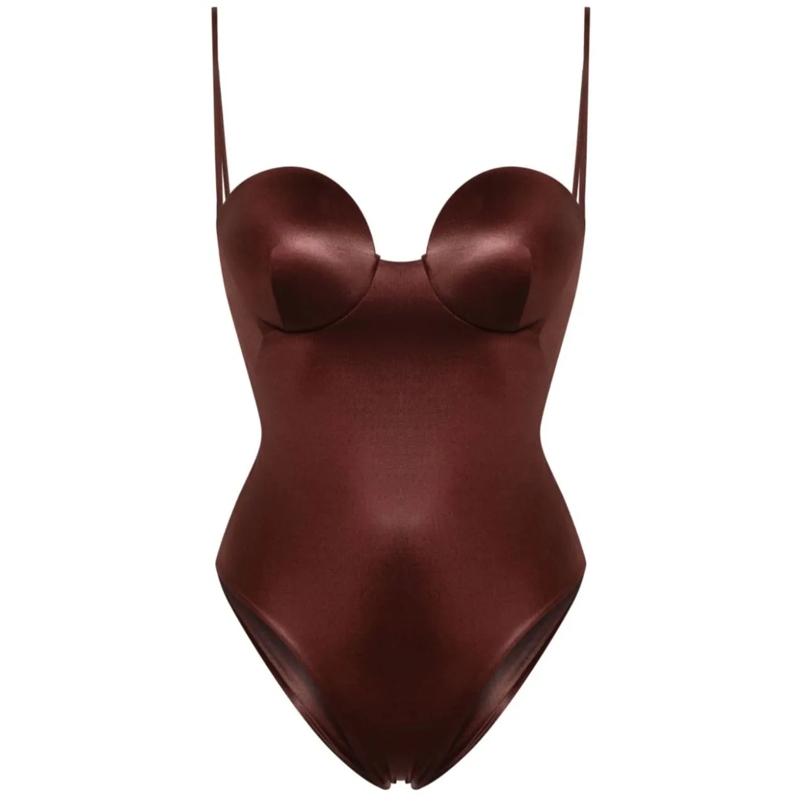 Magda Butrym  Swimsuit Brown braun