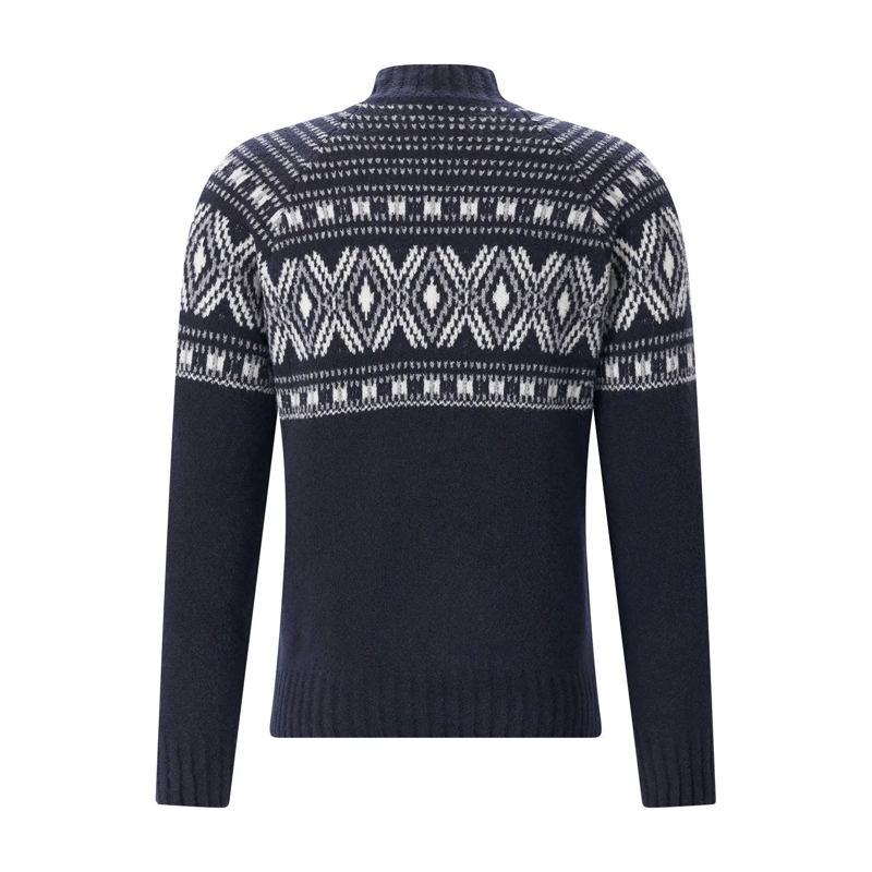 Gran Sasso Pull à col roulé Pullover aus Schurwolle-Mix braun(Image 2)