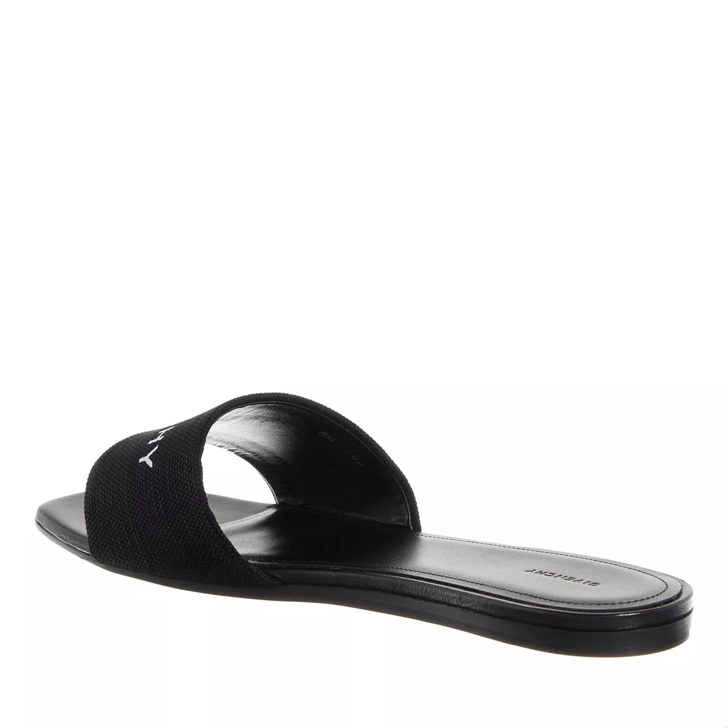 Givenchy 4G Flat Sandal Black | Slide