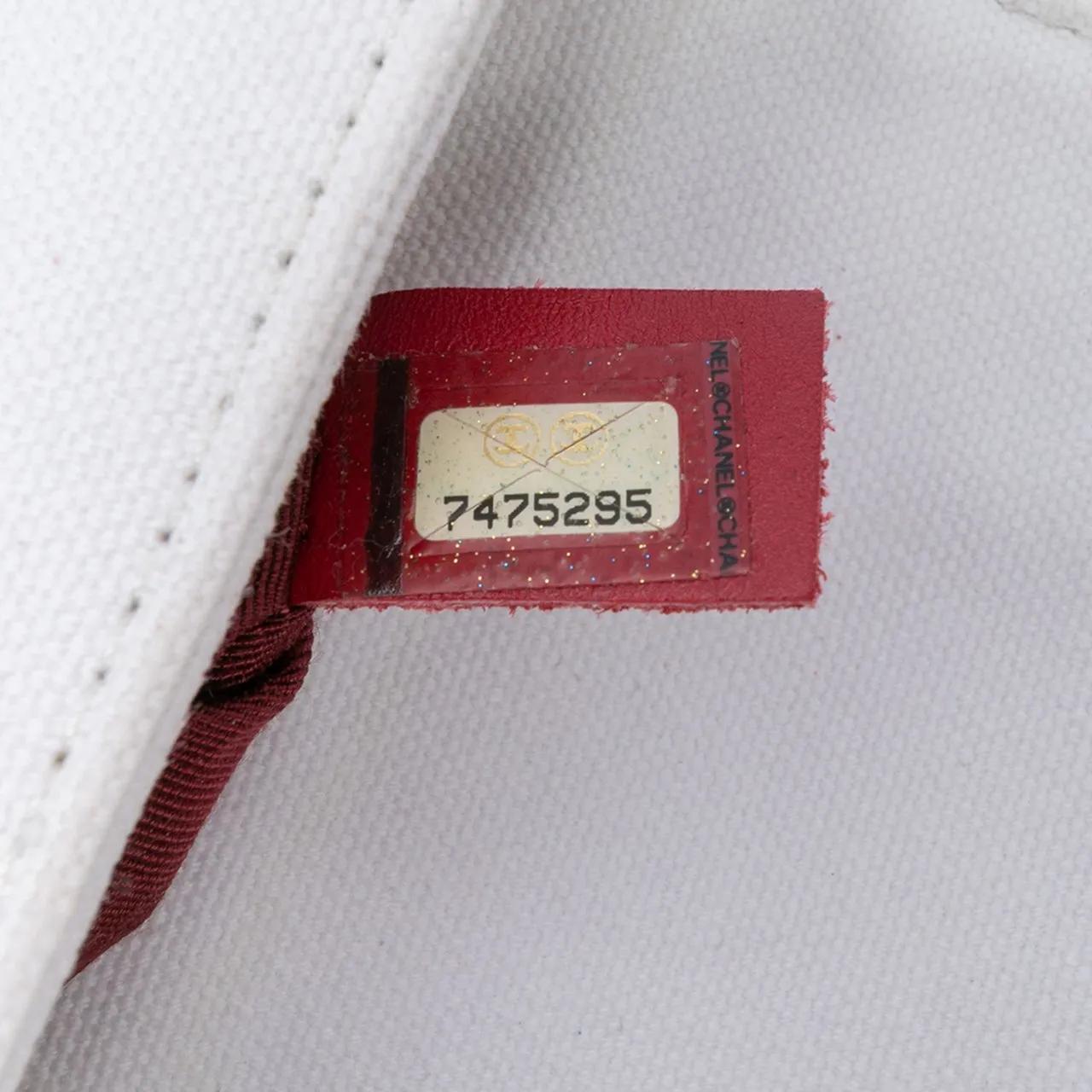 Thumbnail - Chanel Hobo Bags - CC Canvas and Metallic Lambskin No. 5 Chain Flap - Gr. unisize - in Weiß - für Damen