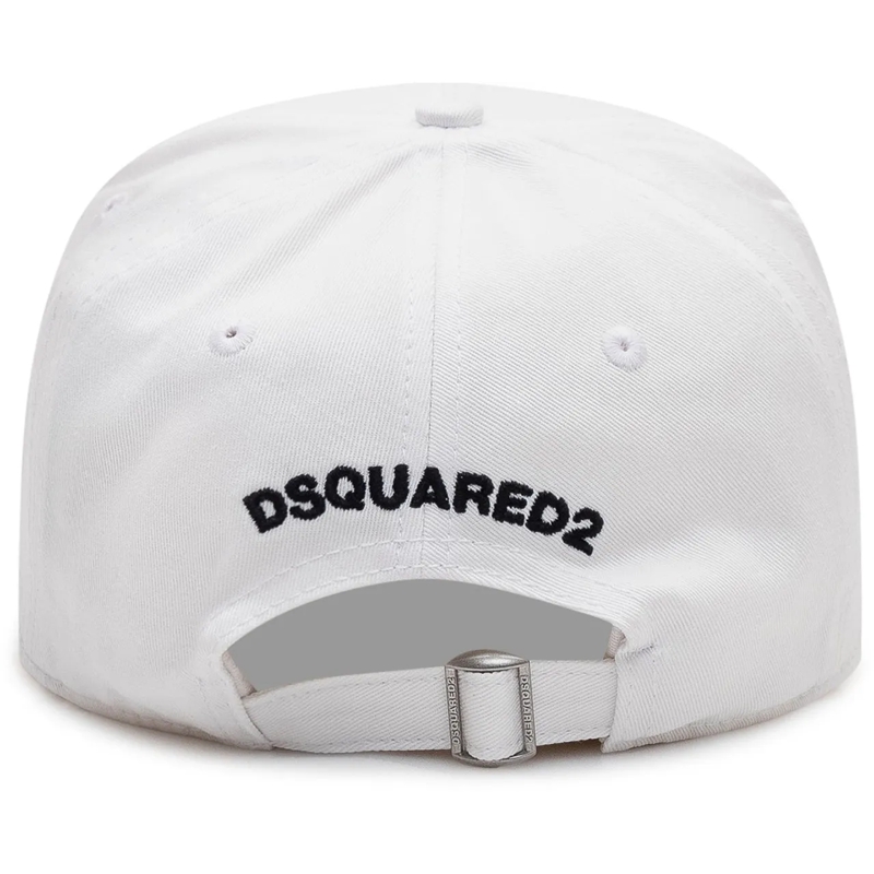 Dsquared2  Cappellino da Baseball con Logo Ricamato weiß(Image 3)