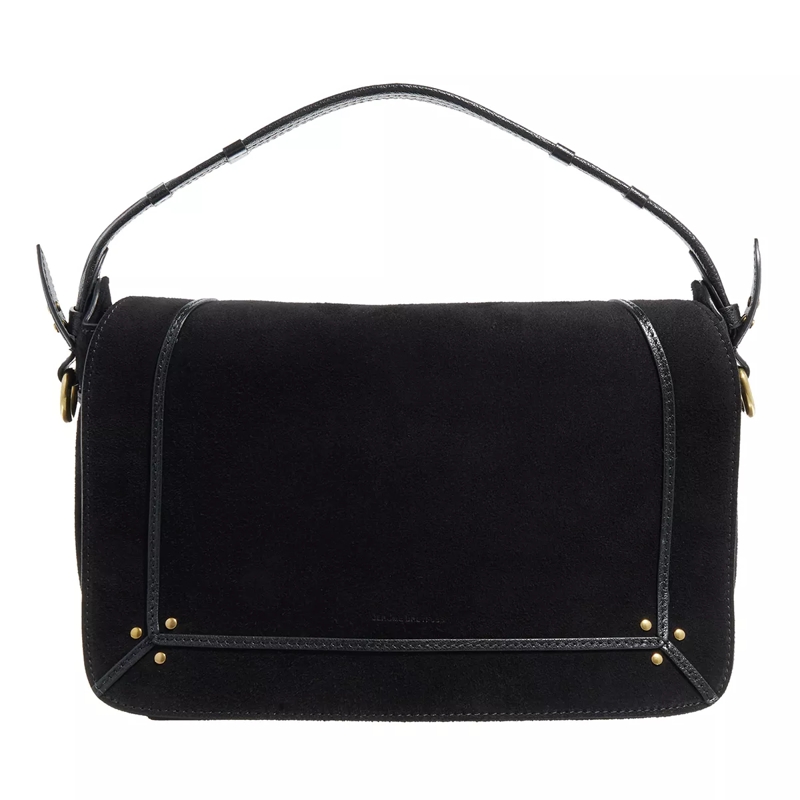 Jerome Dreyfuss Crossbody Bag Pepito M Split Suede Noir