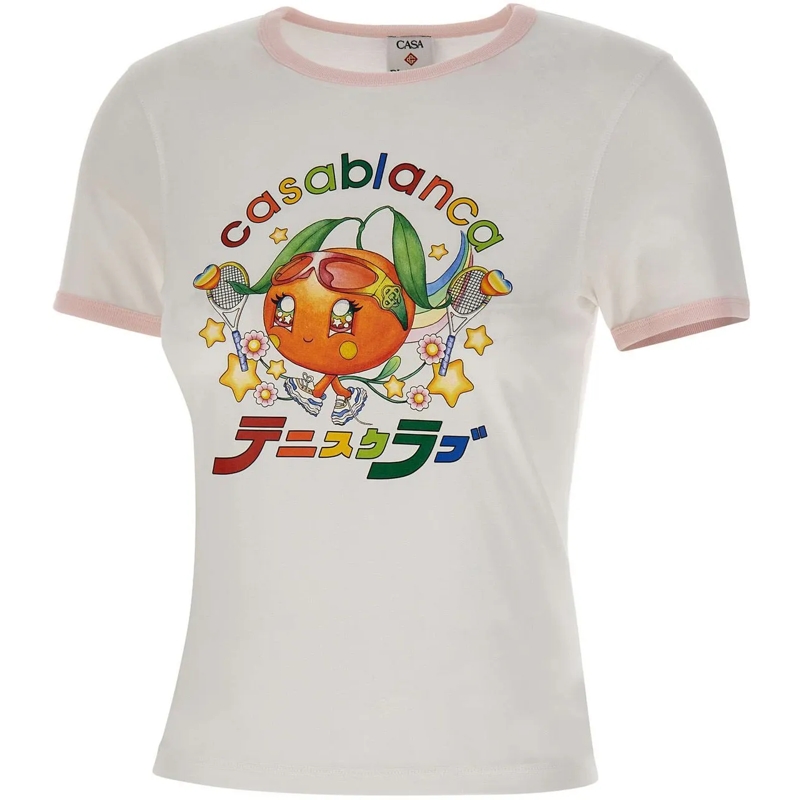 Casablanca T-Shirt T-Shirts And Polos White weiß