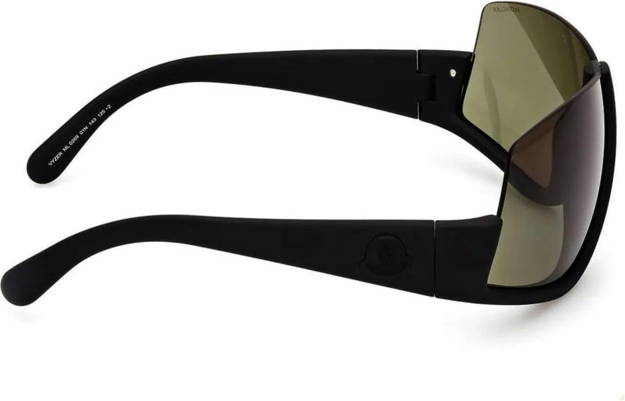 Thumbnail - Moncler Sonnenbrillen - Ml0269 Vyzer Logo Sunglasses - Gr. unisize - in Schwarz - für Damen
