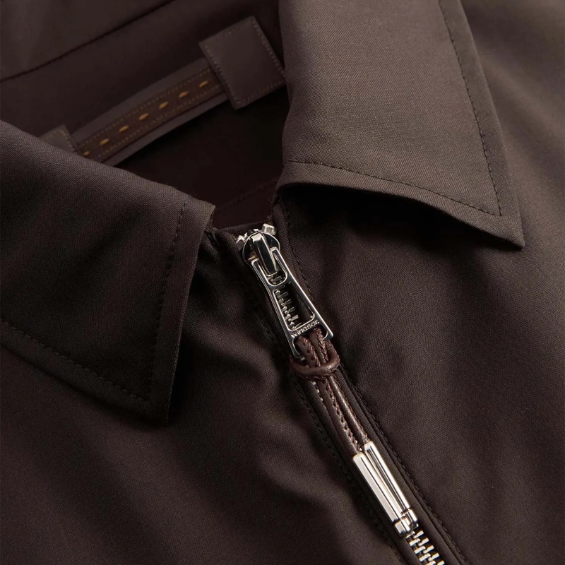 windsor. Veste de transition Blouson Attilio aus Schurwolle braun(Image 3)