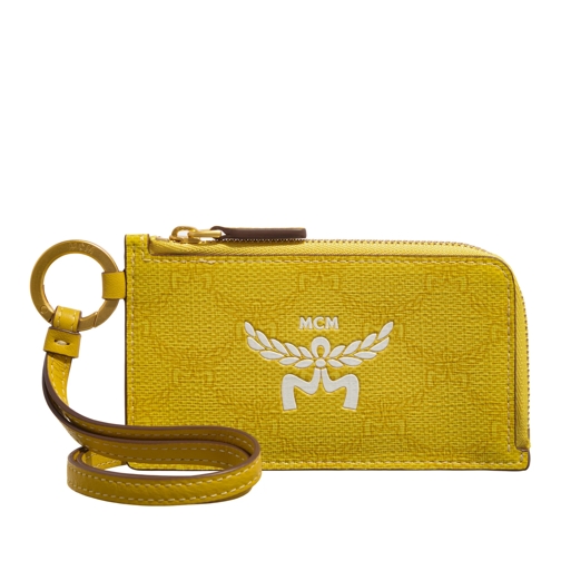 MCM Himmel Lts Lanyard Fff Y9 Lemon Gold Porte-cartes