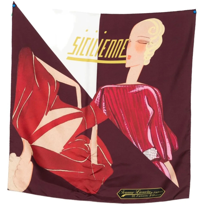 Lanvin Wollschal Scarfs Multicolour mehrfarbig