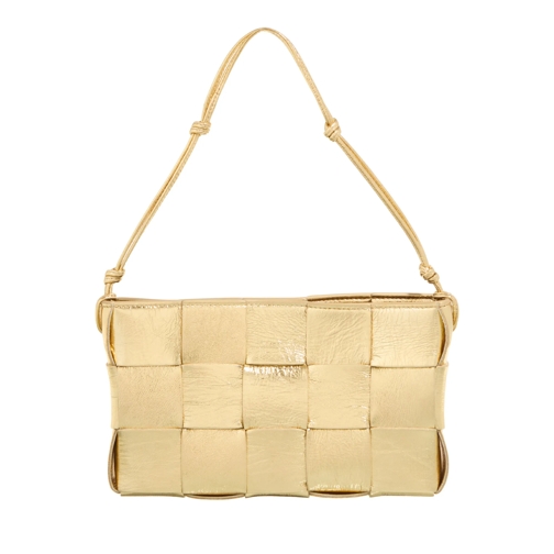 Bottega Veneta Schultertasche Mini Bag Laundry Gold