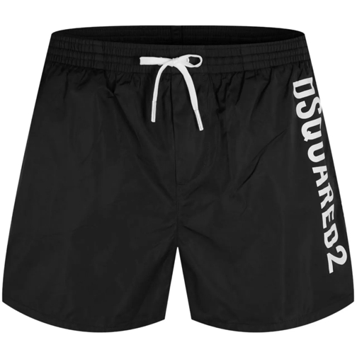 Dsquared2  Logo Midi Swim Shorts schwarz