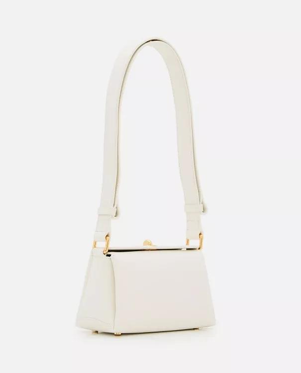 Plan C Shoppers Mini Shoulder Bag in wit