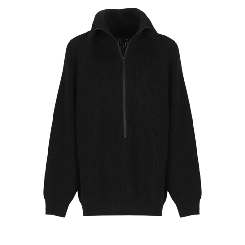 Y-3 Pull Black Wool Sweater Black