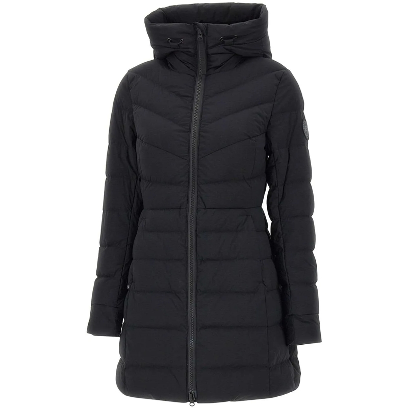 Canada Goose  Quilted Down Coat With Adjustable Hood Blue