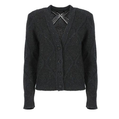 Fabiana Filippi Strickjacke Wool Cardigan Grey