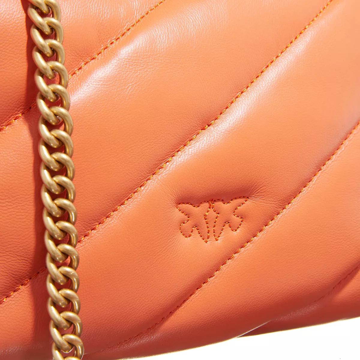 pinko Crossbody bags Love Puff Mini Cl in oranje