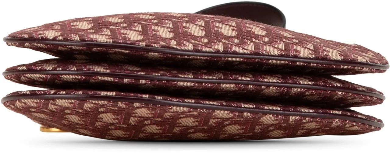 Thumbnail - Christian Dior Hobo Bags - 2019 Oblique Canvas Saddle Triple Zip Crossbody - Gr. unisize - in Rot - für Damen