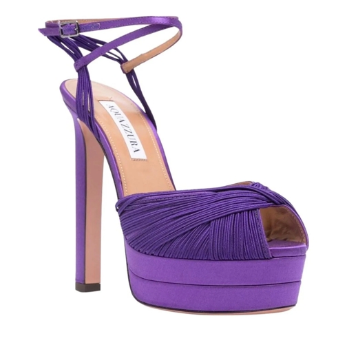 Aquazzura Claquette Sandals Purple lila