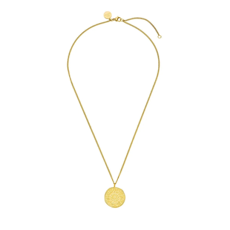 Purelei Mittellange Halskette Halskette Zodiac gold
