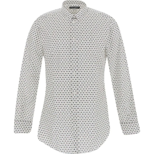 Dolce&Gabbana Legere Oberteile Logo Motif Shirt weiß