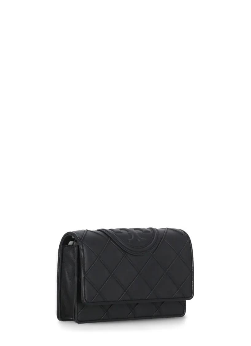 TORY BURCH Hobo bags Fleming Shoulder Bag in zwart