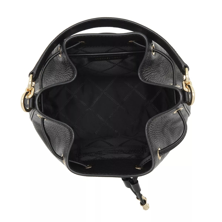 Michael Kors Medium Shoulder Black Borsa a secchiello
