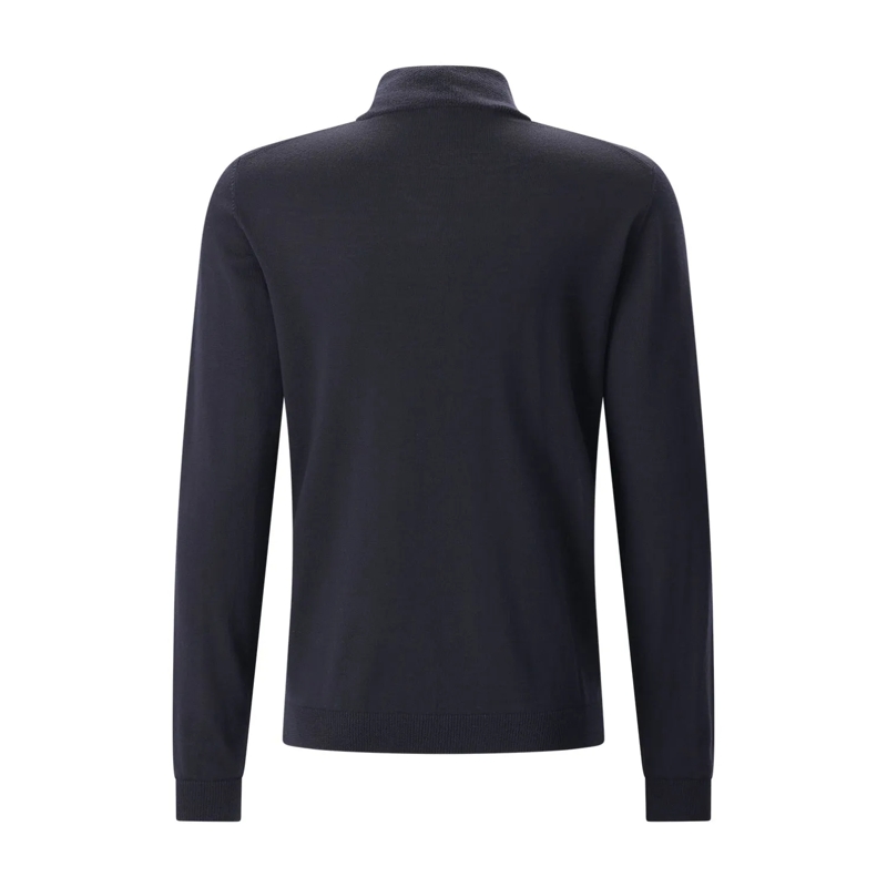 Roberto Collina Pull Rollkragenpullover aus Merinowolle dunkelblau(Image 2)