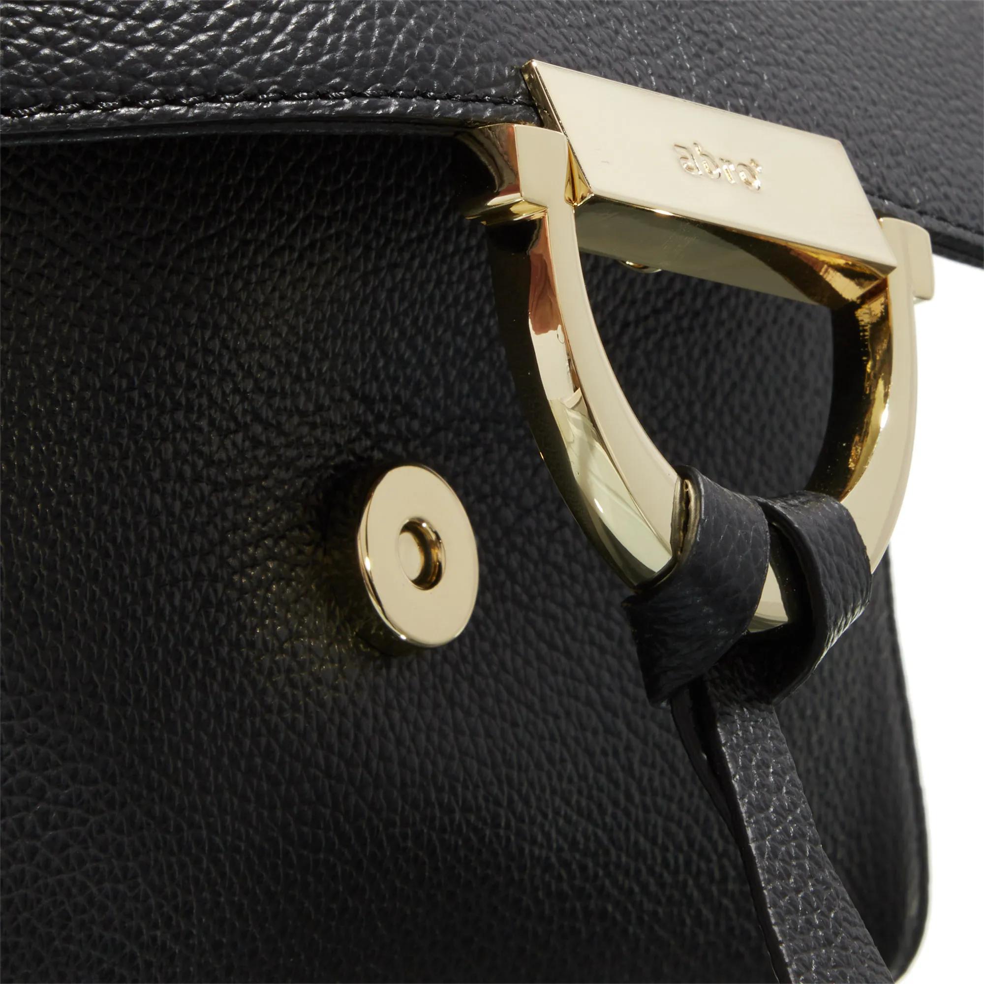 abro Crossbody bags Umhängetasche Temi Black Gold in zwart