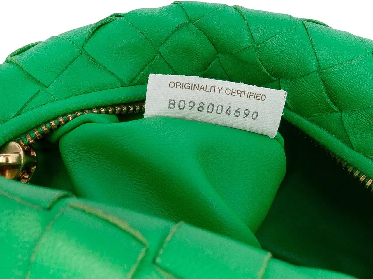 Thumbnail - Bottega Veneta Hobo Bags - Mini Nappa Intrecciato Jodie - Gr. unisize - in Grün - für Damen