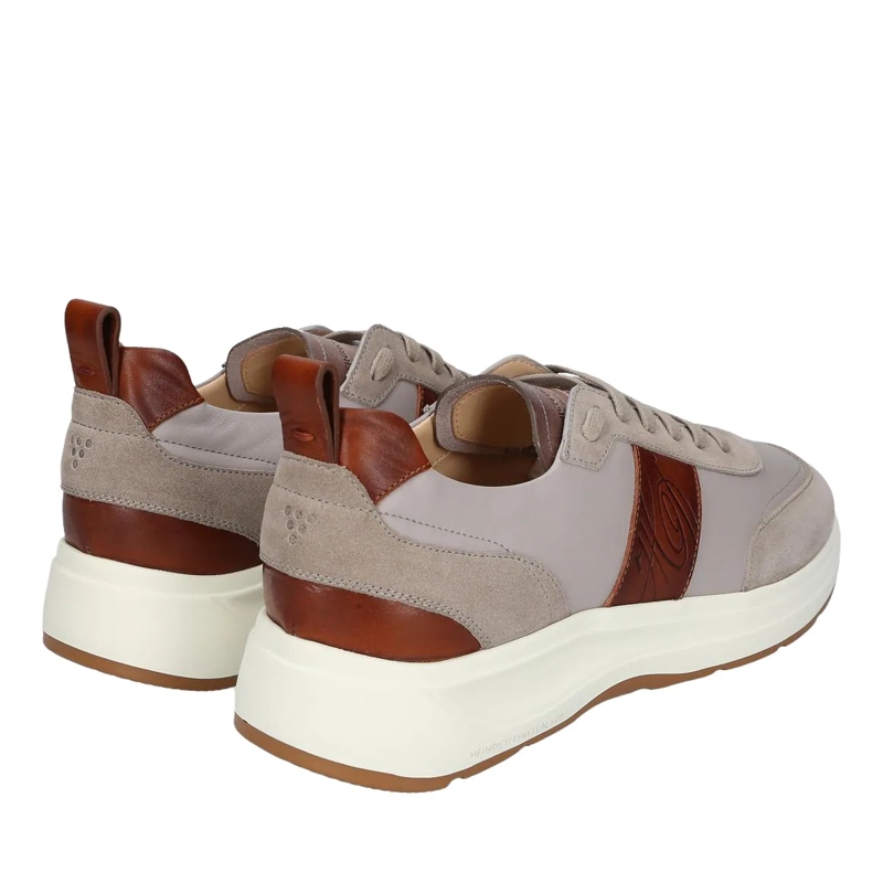 Heinrich Dinkelacker Sneaker basse Der Toronto Sneaker CL in Weiß mit Bordeaux-Akzent grau(Image 3)