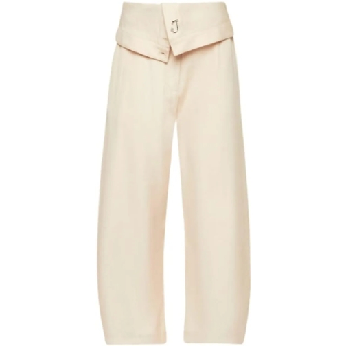 J.W.Anderson  Fold Over Trousers Beige beige