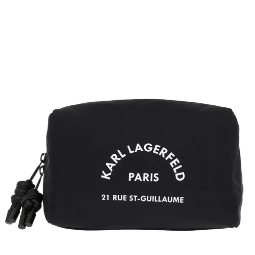 Karl Lagerfeld Rue St Guillaume Washbag A999 Black Cosmetic Case