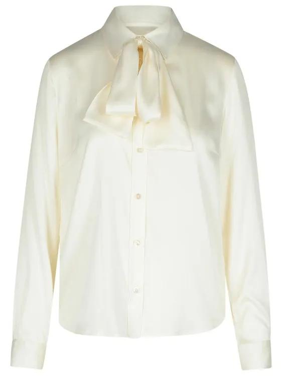 P.A.R.O.S.H. - Salty%27 Cream Evening Blend Shirt - Größe L -