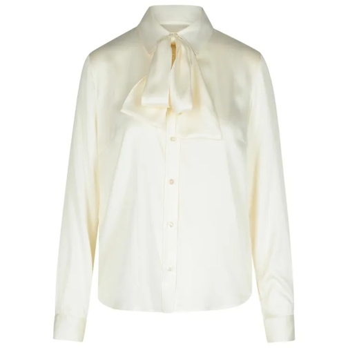 P.A.R.O.S.H. Salty' Cream Evening Blend Shirt Neutrals Skjortor