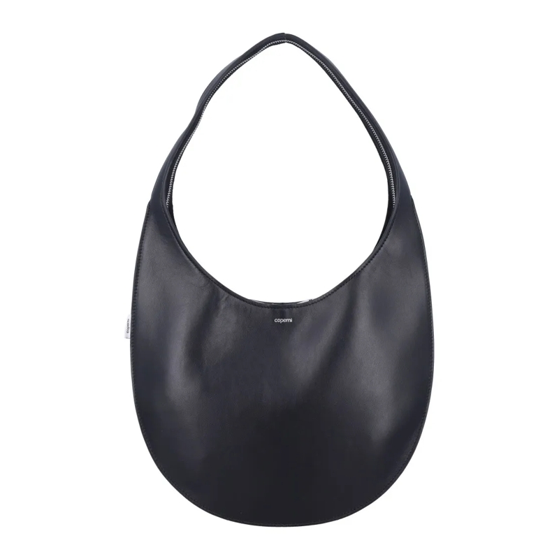 Coperni Schultertasche Medium Soft Leather Swipe Bag Black
