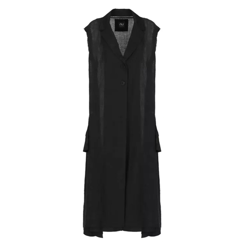 Nu Black Linen Dress Black 