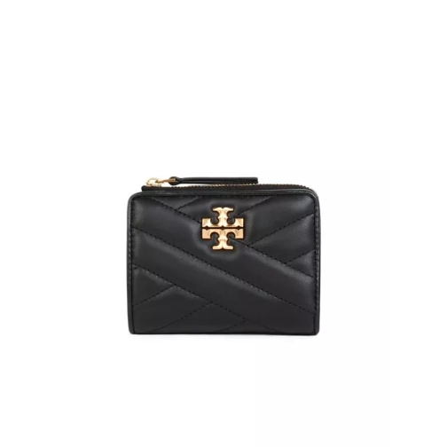 Tory Burch Kira' 'Bifold' Black Leather Wallet Black Bi-Fold Portemonnaie