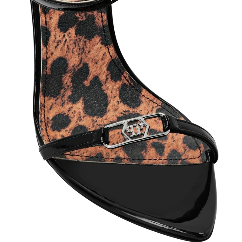 Philipp Plein Riemchensandalen Sandaletten schwarz(Image 3)