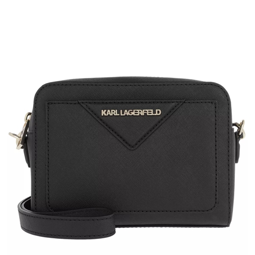 Karl Lagerfeld K/Klassik Camera Bag Black/Gold Borsetta a tracolla