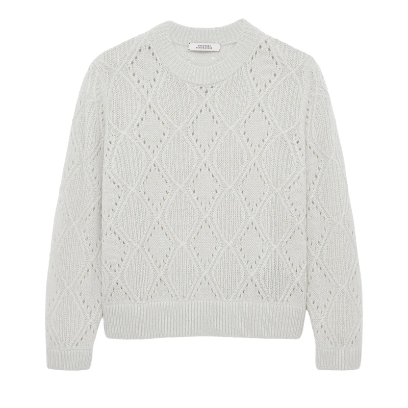Dorothee Schumacher Trui SHEER SOFTNESS pullover oyster grey