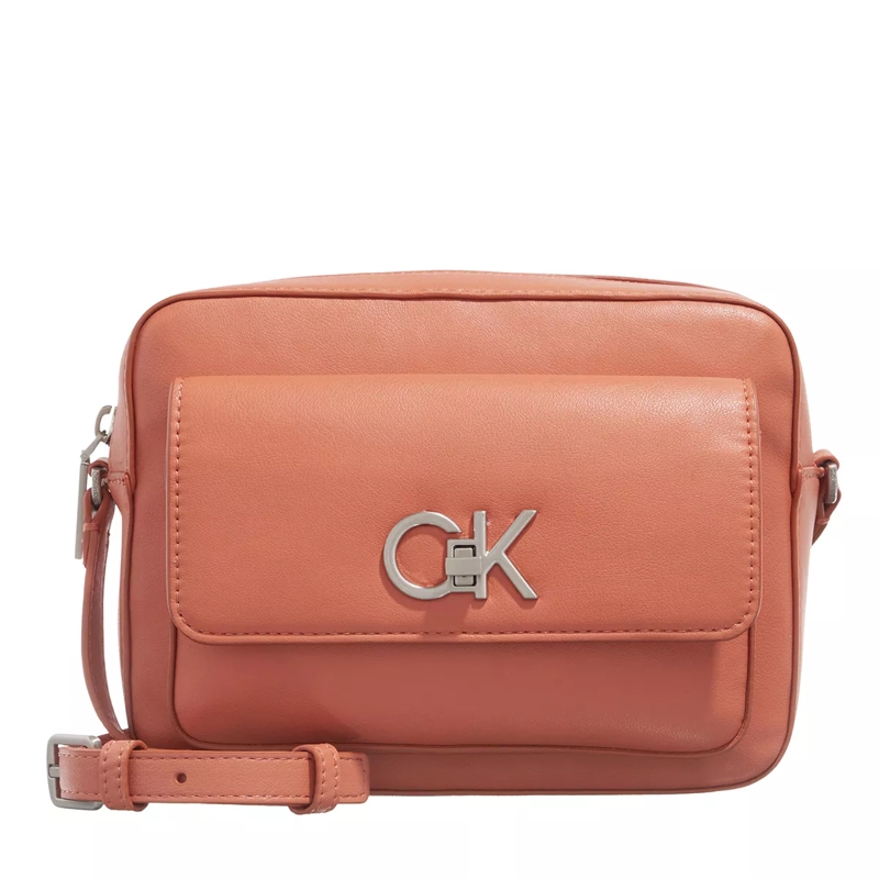 Calvin Klein Crossbody Bag Re-Lock Camera Bag W/Flap Autumn Leaf