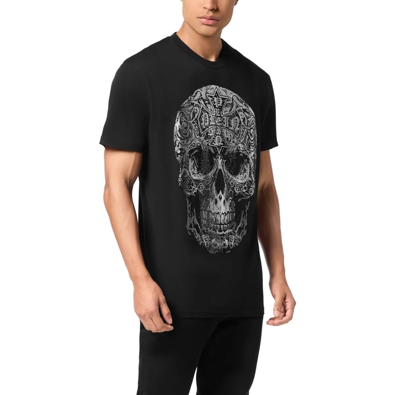 Philipp Plein T-Shirt T-Shirt Rundhalsausschnitt Ss Skull schwarz(Image 3)