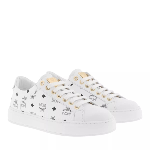 MCM W LT Lace Up Sneakers White Low-Top Sneaker